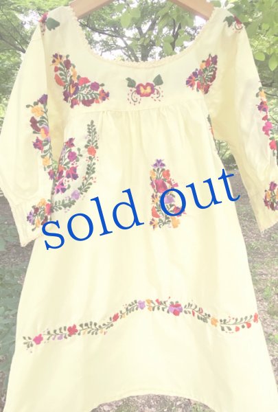 画像1: 「サンアントニーノ」 刺繍ワンピース (1)