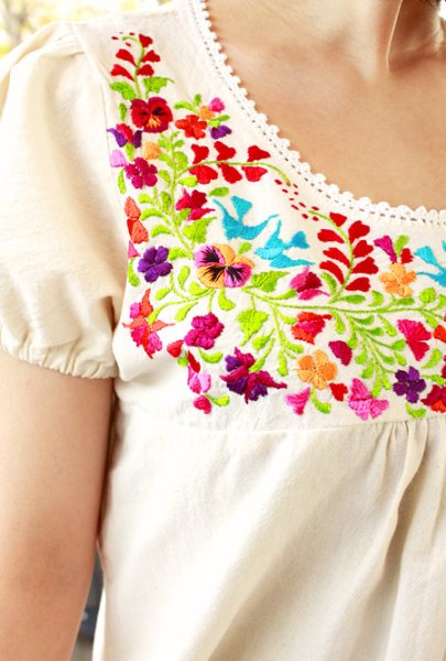 画像2: 「サンアントニーノ」 パフスリーブブラウス (2)