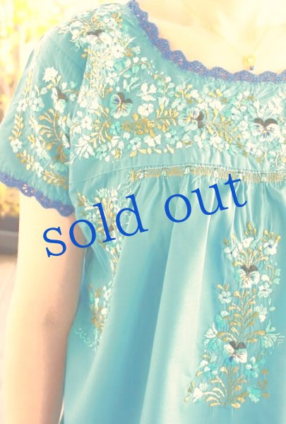 画像2: サンアントニーノ刺繍ブラウス　 (2)