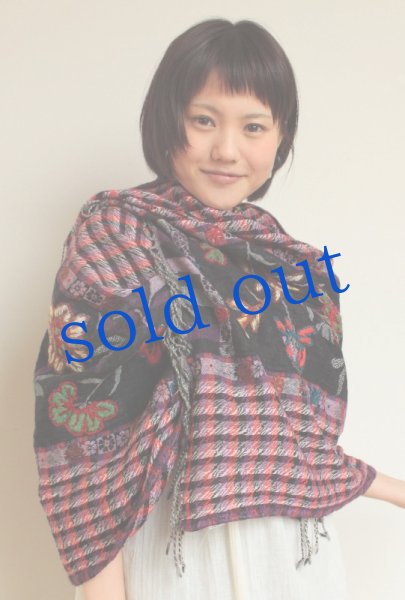 画像2: 軽いウールガーゼのジプシーストール (2)