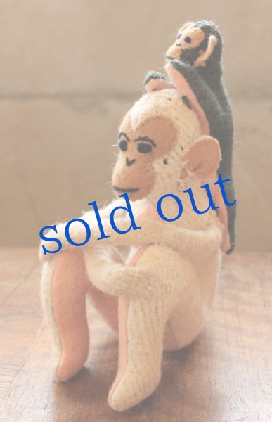 画像2: 手つむぎ・手織りウールのぬいぐるみ・アニマリート (2)