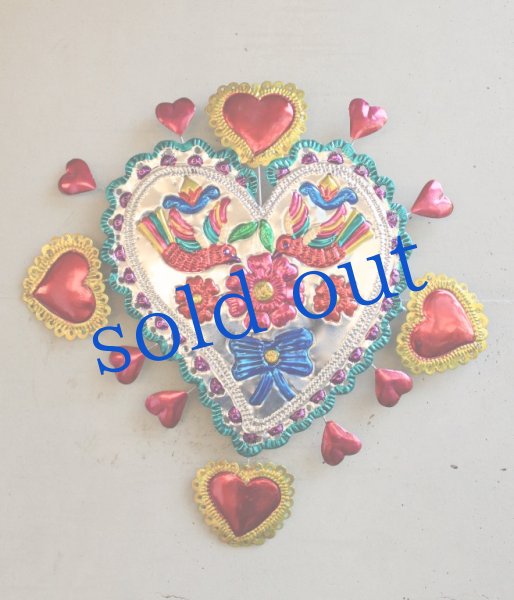 画像2: シルバーハートの壁掛け (2)