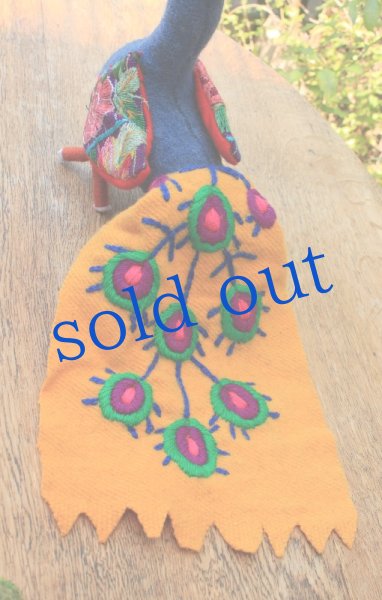 画像5: 手つむぎ・手織りウールのぬいぐるみ・アニマリート (5)