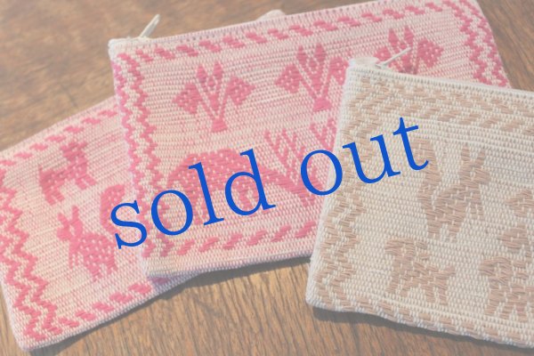 画像3: サン・マテオ織り柄ポーチ大 (3)