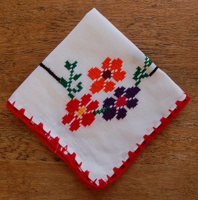 画像3: メキシコ刺繍クロス（４5cm×４5cm）