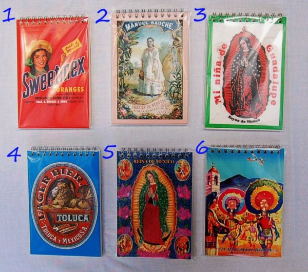 画像1: メキシコのリングノート（小） (1)