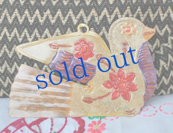 画像2: ブリキのオーナメント「ハト」 (2)