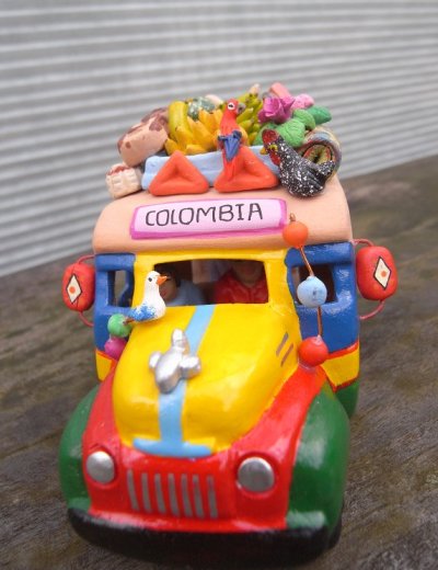 画像3: 陶器のウエディングチバ（乗り合いバス）‐コロンビア