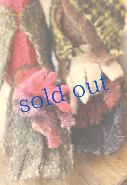 画像5: 手つむぎ・手織りウールのぬいぐるみ・アニマリート (5)