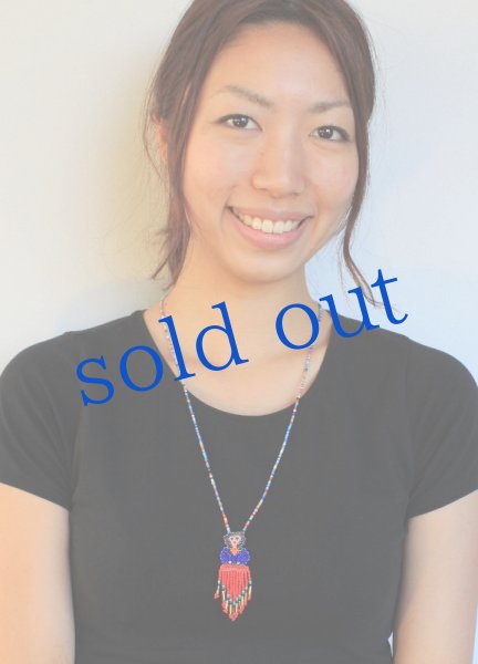 画像2: ウィチョルビーズの人形ネックレス (2)