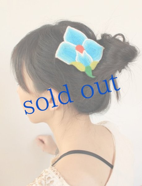 画像2: イスモ刺繍originalコサージュ (2)