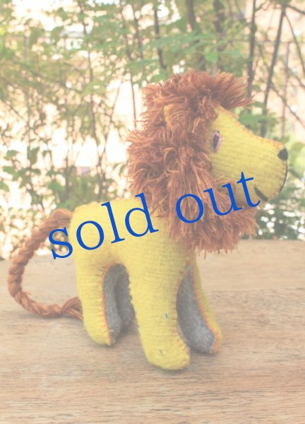 画像2: 手つむぎ・手織りウールのぬいぐるみ・アニマリート (2)