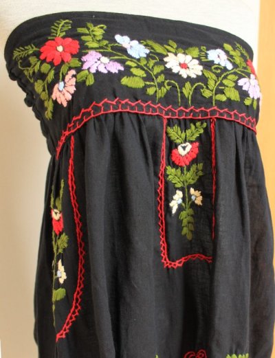 画像2: メキシカン刺繍のベアチュニック（スカート）