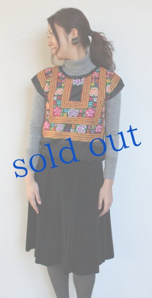 画像2: テワナのウィピル・ボレロスタイル (2)