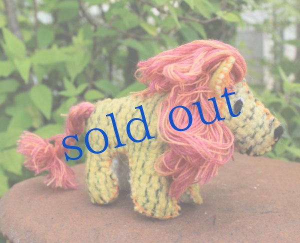 画像2: 手つむぎ・手織りウールのぬいぐるみ・アニマリート (2)