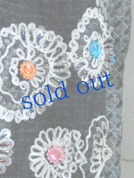 画像3: 軽いウールガーゼのジプシーストール (3)