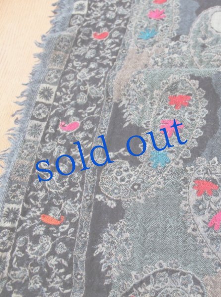 画像3: 軽いウールガーゼのジプシーストール (3)