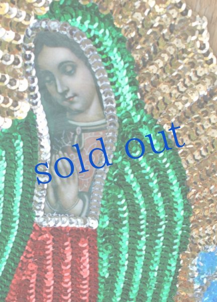 画像2: スパンコール「グアダルーペのマリア」 (2)