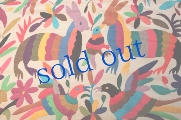 画像5: オトミの刺繍ベッドカバー・テーブルクロス (5)