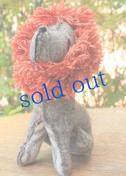 画像2: 手つむぎ・手織りウールのぬいぐるみ・アニマリート (2)