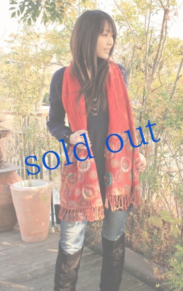 画像3: 軽いウールガーゼのジプシーストール (3)