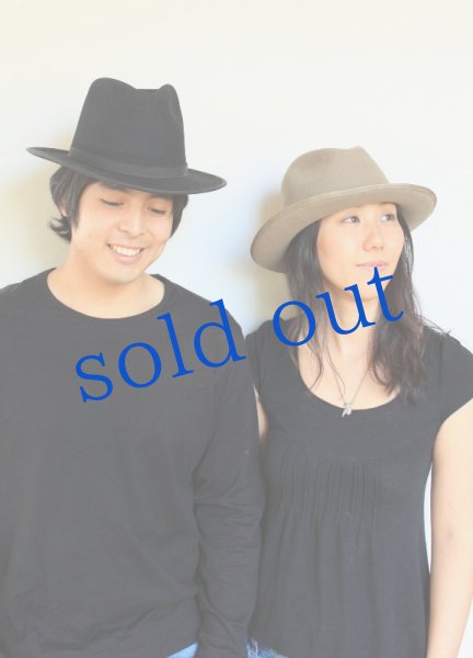 画像3: ウールの中折れ帽子 (3)