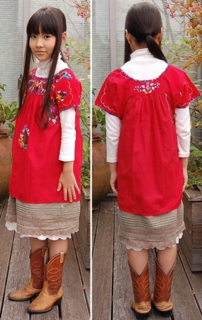 画像3: メキシコ刺繍民族衣装ブラウス「サンアントニーノ」
