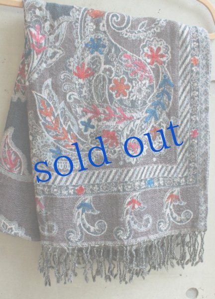 画像2: 軽いウールガーゼのジプシーストール (2)