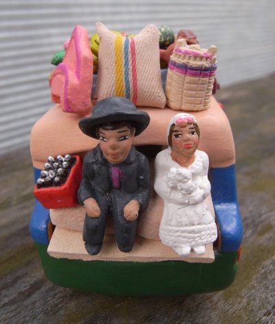 画像2: 陶器のウエディングチバ（乗り合いバス）‐コロンビア