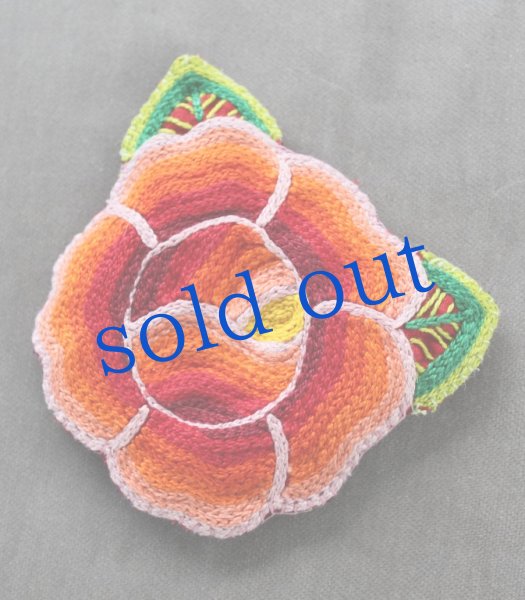 画像2: イスモ刺繍コサージュ (2)