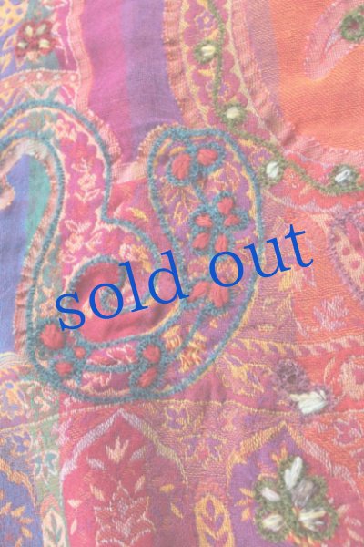 画像5: ウールガーゼのジプシーストール (5)