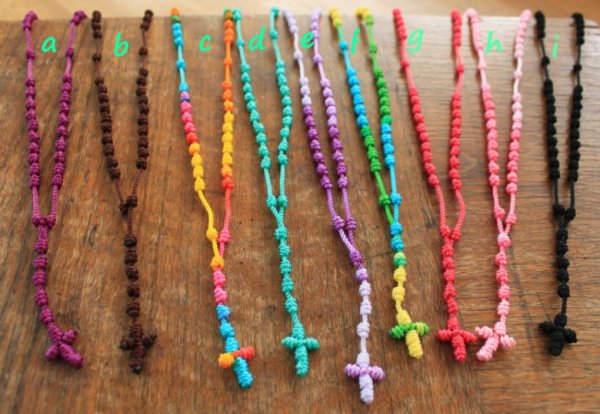 画像2: 手編みのメキシカンロザリオ (2)