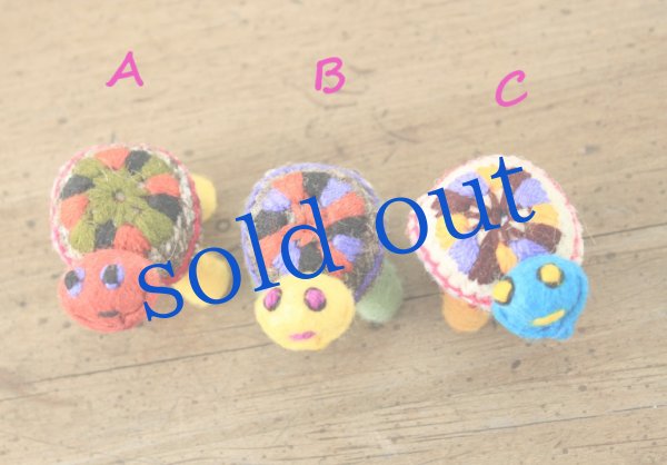 画像2: 手つむぎ・手織りウールのぬいぐるみ・アニマリート (2)