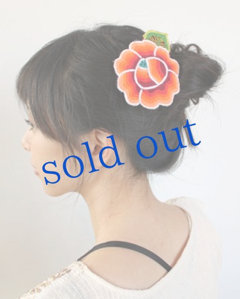 画像3: イスモ刺繍コサージュ (3)