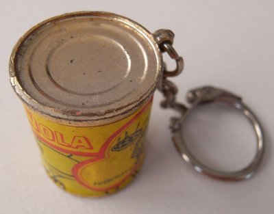 画像1: オリーブ缶のキーホルダー