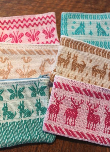 画像1: サン・マテオ織り柄ミニポーチ (1)