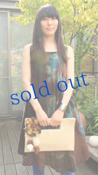 画像3: ラフィアのクラッチバッグ（コロンビアデザイナー作品） (3)