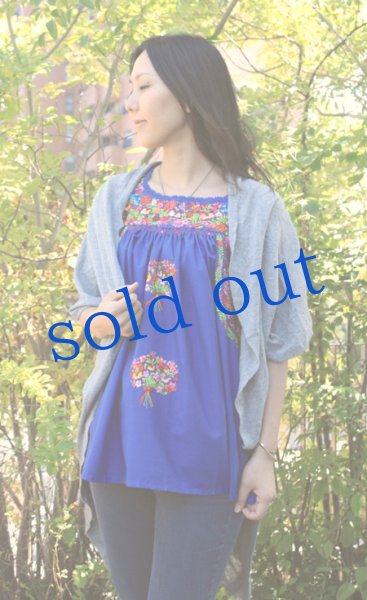 画像2: 刺繍「サンアントニーノ」デラックスブラウス (2)