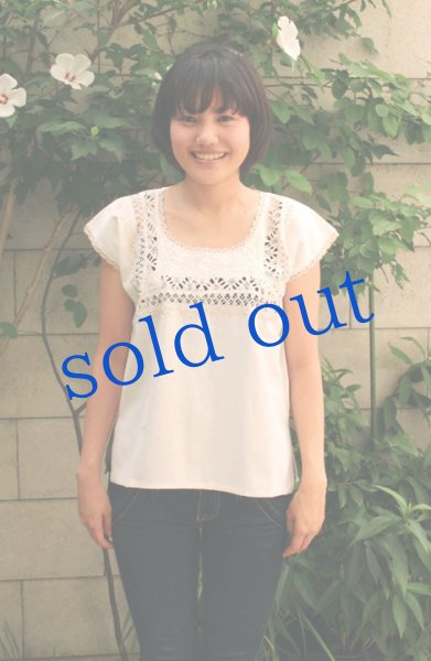 画像2: メキシコ刺繍ブラウスデスイラード (2)