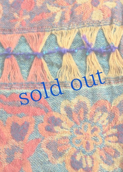 画像3: 軽いウールガーゼのジプシーストール (3)