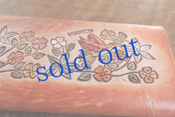 画像4: メキシカン革財布[MEXICOピラミッド] (4)