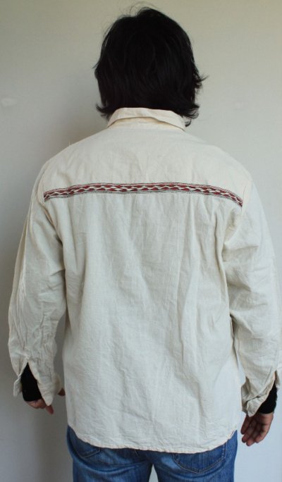 画像3: ミヘ刺繍のメンズシャツ