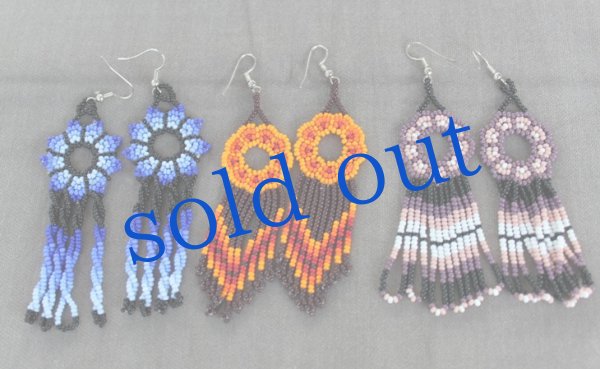 画像4: ウイチョル-ビーズのピアス (4)