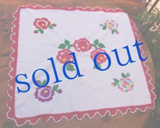 メキシコオアハカ州の刺繍クロス‐中南米の手作りと輸入雑貨