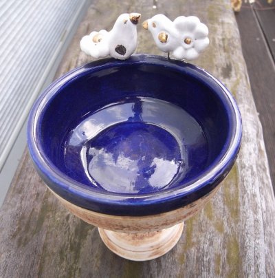 画像2: ハト陶器のフルーツ入れ（ろうそくたて）ーコロンビア