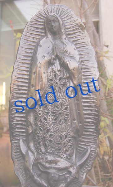 画像2: バロネグロ黒い陶器グアダルーペのマリア (2)