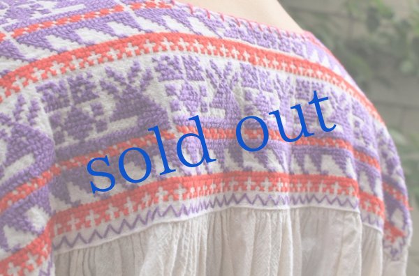 画像5: クロスステッチ刺繍ブラウス (5)