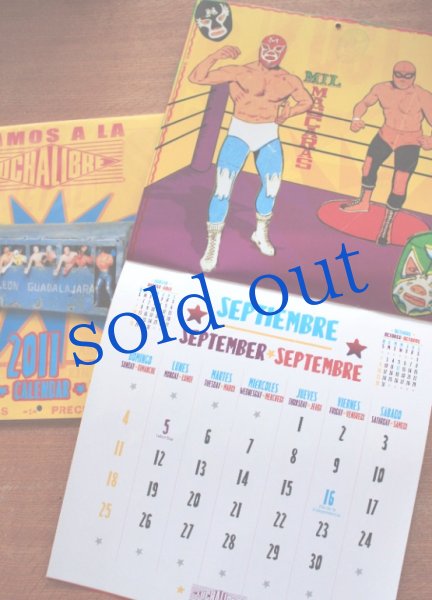 画像2: ルチャリブレのカレンダー（2011年版） (2)