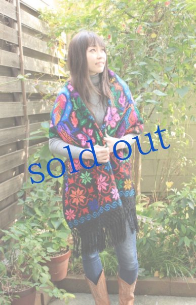 画像2: プエブラ州のショール (2)