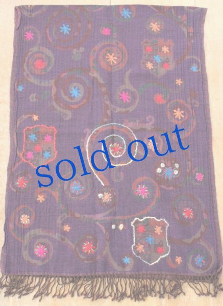 画像5: 軽いウールガーゼのジプシーストール (5)